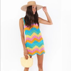 Show Me Your Mumu Tara crochet coverup dress size S
